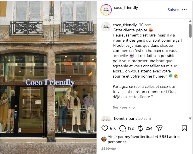coco-friendly-instagram-06-cliente-pepite Publication Instagram de Coco Friendly et ses résultats